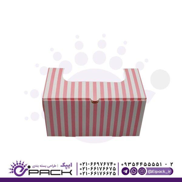 جعبه کاپ کیک دوتایی کد CC02