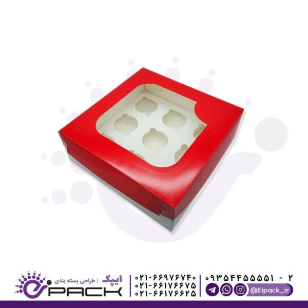 جعبه کاپ کیک 9 تایی کد CC06